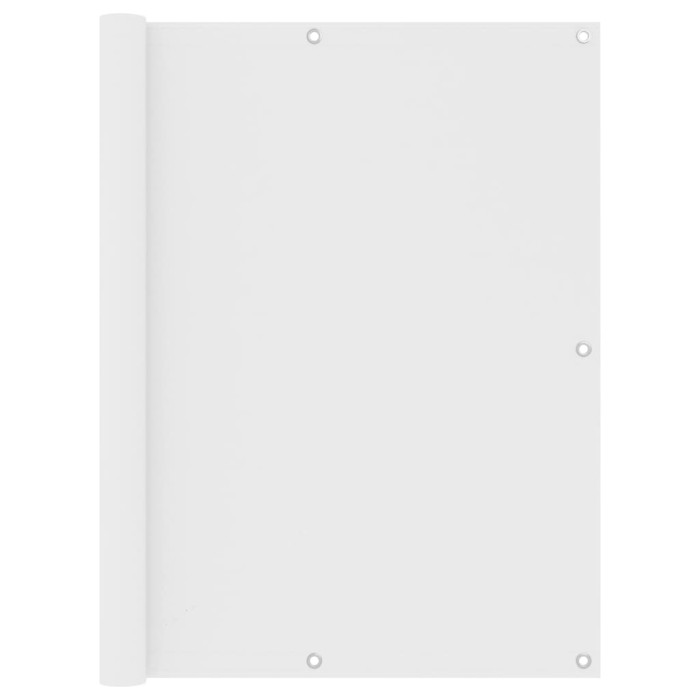 Balkonsko platno belo 120x500 cm oksford blago